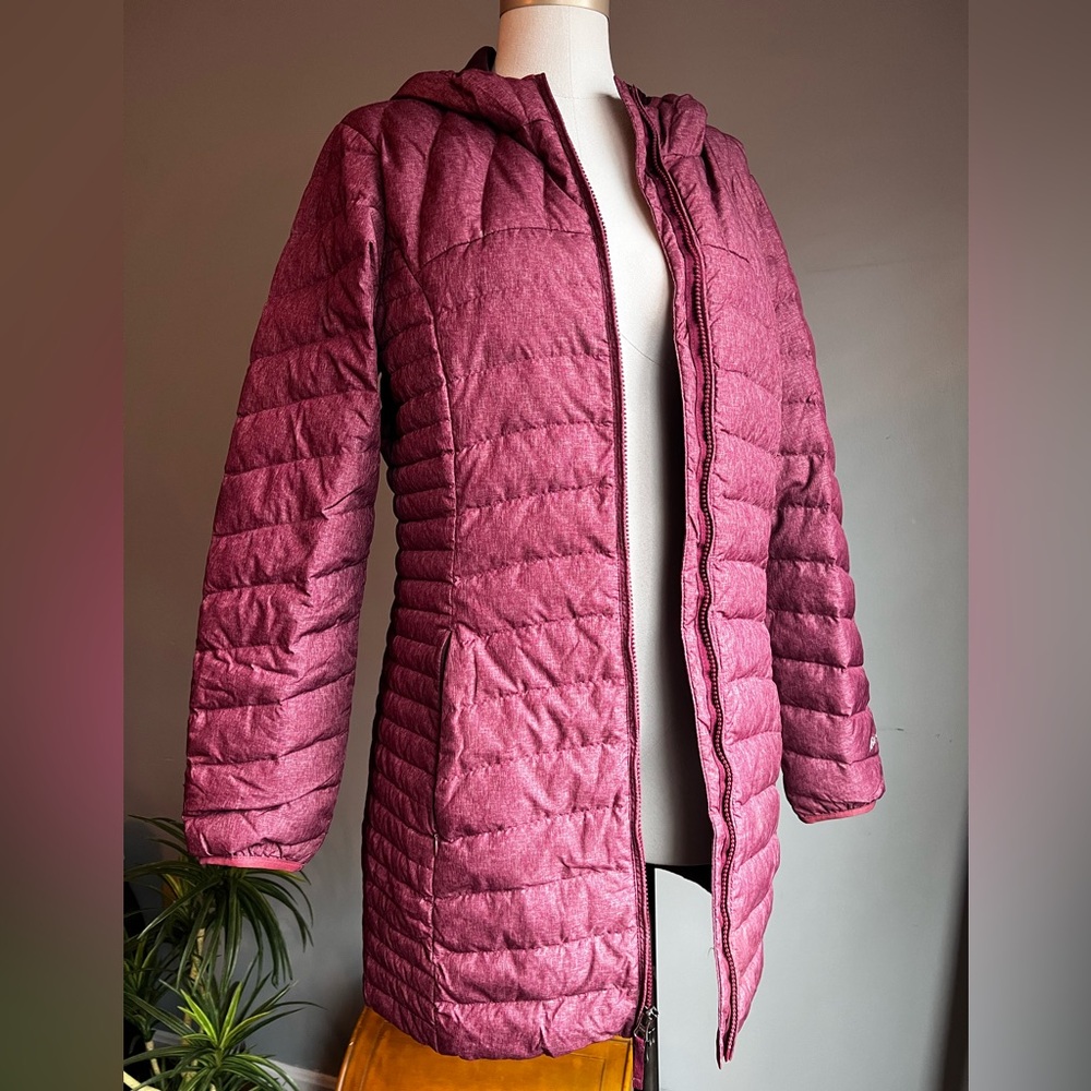 Eddie Bauer Classic Lightweight Down Parka Puffer Coat - Purple Women’s Large